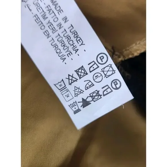 Zara Satin Contrast Slip Camisole Midi Dress Sheer Lace Panel Olive green Xs - Picture 7 of 11